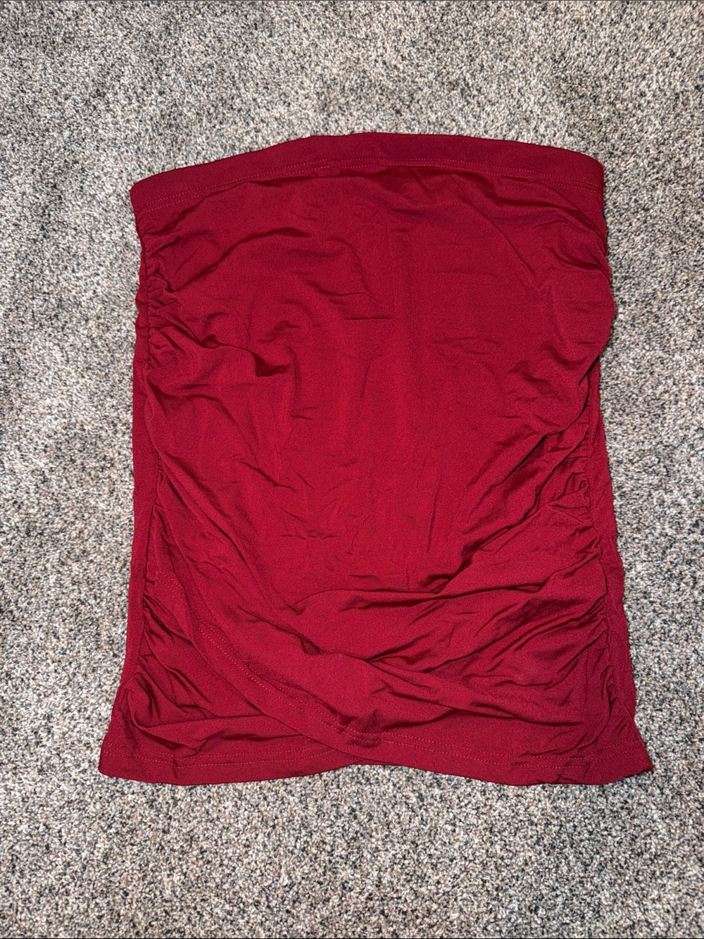 Maternity Burgundy Skirt